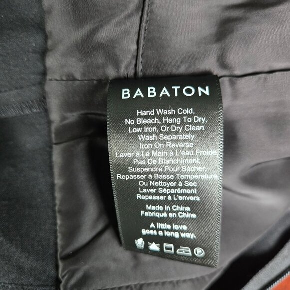 NWT Aritzia BABATON Roshan Black Cropped Leg Jumpsuit 0 - Picture 7 of 8